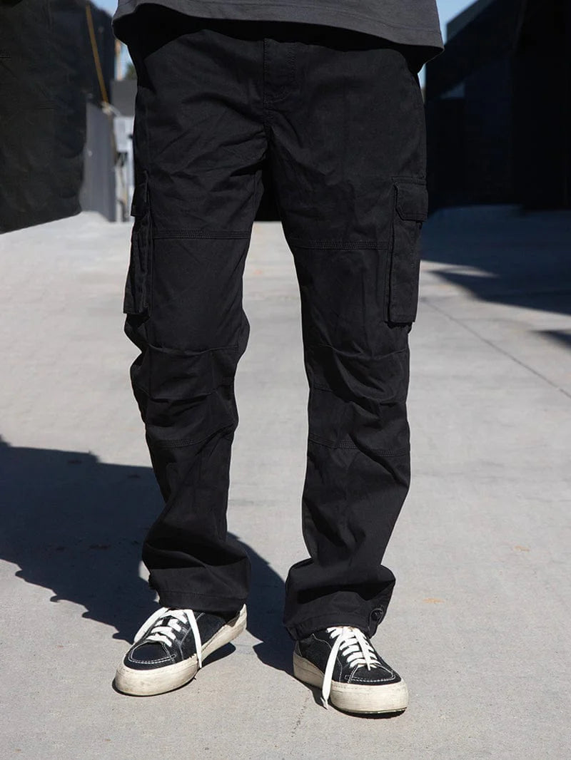 Men's Cargo Pants Loose Drawstring Sweatpants.